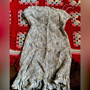 Abercrombie and Fitch smocked floral mini dress